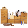 日式实木桌面收纳盒木质化妆品盒抽屉收纳盒首饰储物整理盒