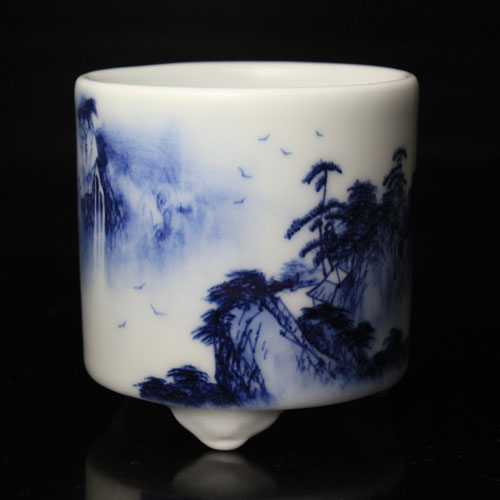 Taiwan Gathering Hand drawn Blue and white landscape Tea with zero Ceramic tea set Variety of optionalin the Tableware , Tea set , Tea/With zero category - from Buy2taobao.com to provide professional Taobao agent buy service