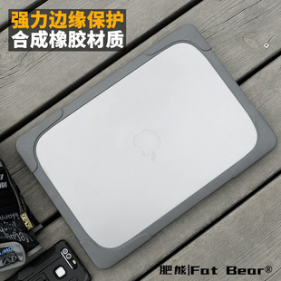 肥熊edc适用苹果macbookproair11寸11.6寸12寸13寸13.3寸防摔保护壳战术保护套外壳retina外套