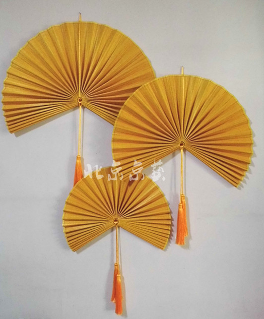 Soft decorations Golden yellow All hand Hanging fan Hanging wall hangings Decorative fan Home decorative wall Rattan hanging fanin the Home accessories , Creative Jewelry , Air Charm category - from Buy2taobao.com to provide professional Taobao agent buy service