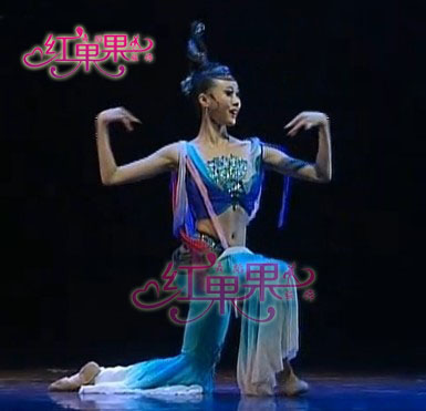 红果果舞台演出服/古典舞服装/吉祥天/舞蹈服/民族服装/桃李杯在类目 女装/女士精品, 唐装/民族服装/舞台服装, 民族服装/舞台装中 - 来自Buy2taobao.com提供专业的淘宝代购服务