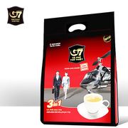 g7咖啡800克 越南进口三合一速溶咖啡粉50方包 越文版
