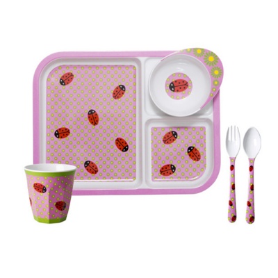 「Korea purchasing」 F066 lovely Beetle children breakfast Dinner plate Bowls Set 5in the Diapers/Care/Feeding/Push lathe , Cups/Tableware/Grind/Attachment , Children's tableware category - from Buy2taobao.com to provide professional Taobao agent buy service