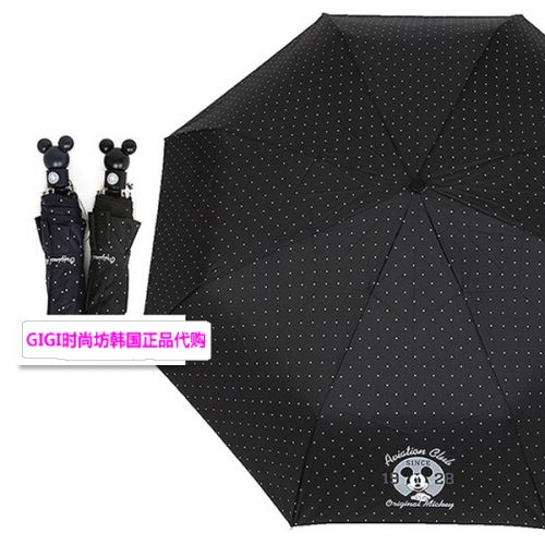 韓國進口代購正品 迪士尼米奇老鼠短款雨傘 晴雨傘 遮陽傘在類目 居家日用, 傘/雨具/防雨/防潮, 傘中 - 來自Buy2taobao.com提供專業的淘寶代購服務