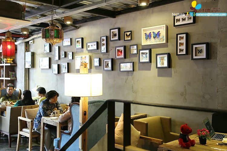 Ono Selling butterfly combination Cafe club Decorative wall Background wall Photo wallin the Home accessories , Photo/Photo Wall , Photo Wall category - from Buy2taobao.com to provide professional Taobao agent buy service