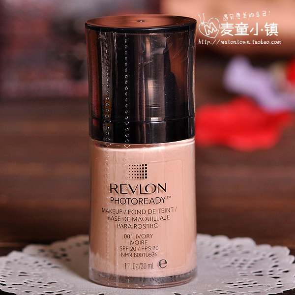 美国专柜revlon露华浓高清光感臻颜粉底液30ml 正品 送粉扑