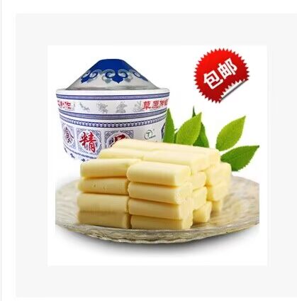 2件包邮内蒙古特产天美华乳敖包相会蒙古包礼盒奶食品奶干228克