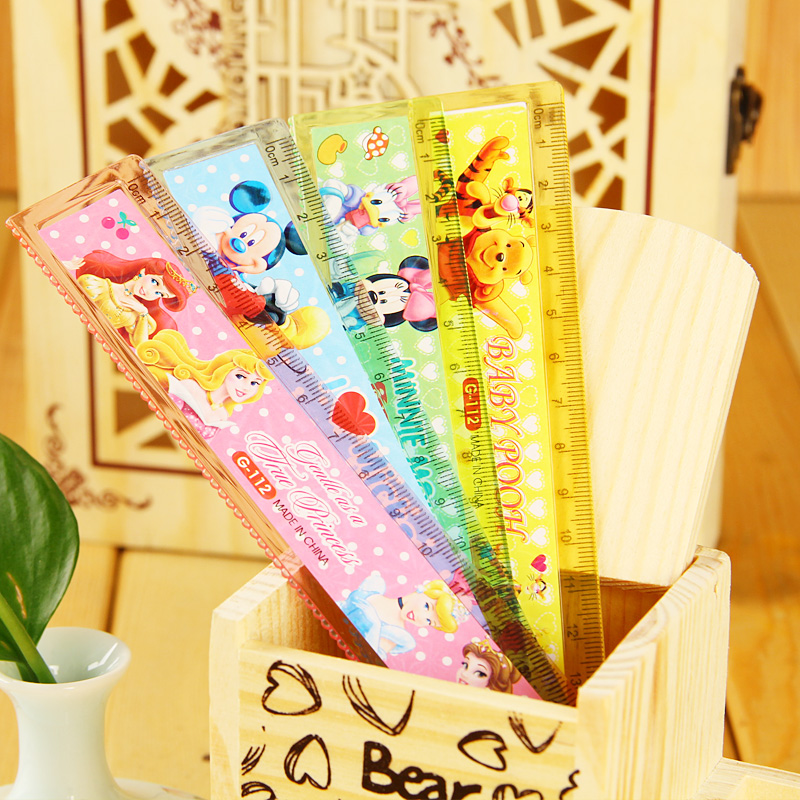 Straightedge 15 centimeter princess Stationery pupil Plastic Cartoon ruler 15cm the republic of korea lovely Mickey Supplies wholesalein the Electronic Dictionary/Electronic paper book/Stationery , Drawing measurement products , Various types of foot/Triangle category - from Buy2taobao.com to provide professional Taobao agent buy service