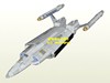 科幻飞碟UFO太空宇宙飞船航母  星际迷航发现号飞船太空飞船模型