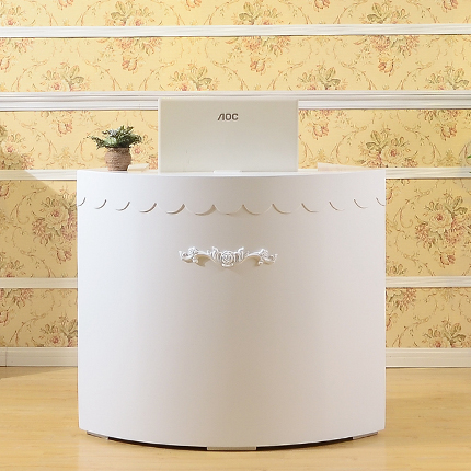 white Ivory Semicircular Bar counter Cash register The computer table couture Cashier Manicure shop Cashierin the Business/Office Furniture , Supermarket Furniture , Cashier category - from Buy2taobao.com to provide professional Taobao agent buy service