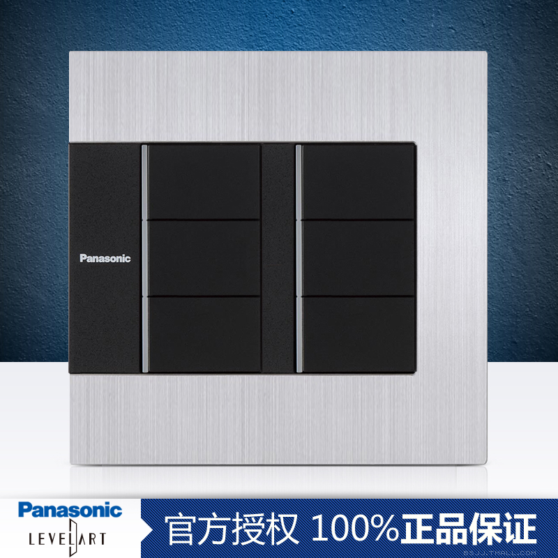 松下开关插座面板复位开关LEVELART系列120型六位双控开关面板|msdalam kategori elektronik/Electrician, Tukar, suis kawalan Dual - dari Buy2taobao.com untuk memberikan perkhidmatan ejen Taobao profesional membeli
