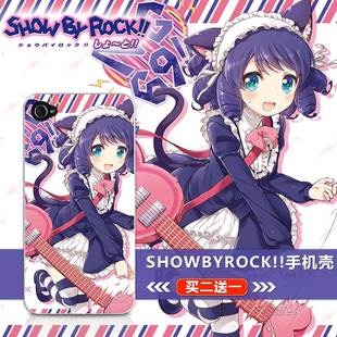 showbyrock!!摇滚，都市游戏苹果5c4se手机壳软动漫iphone6splus
