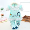 六个月周女宝宝冬装套装0一1-2-3岁韩版潮童装婴儿衣服秋衣纯棉9