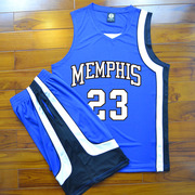 孟菲斯大学罗斯篮球服队服男女，球服套装篮，球衣训练服个性化定制