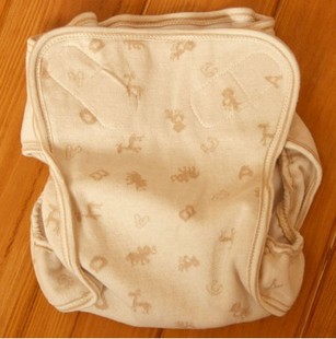 韩国johnntree有机棉，婴儿尿布兜布尿裤纯棉尿布裤0-6个月