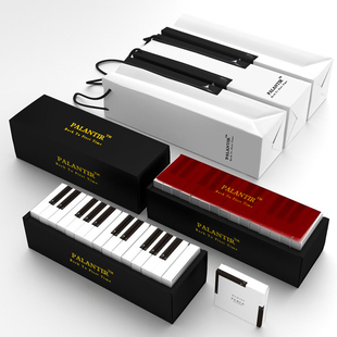 日式手工创意黑白钢琴键盘巧克力高档礼盒装男女友生日情人节礼物
