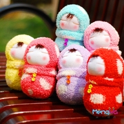手工制作儿童亲子diy玩偶幼儿园袜子，娃娃婴葆小孩创意，材料包礼物(包礼物)