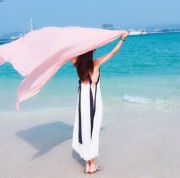 连衣裙女 2022春夏 海边度假宽松长裙沙滩裙 裙子