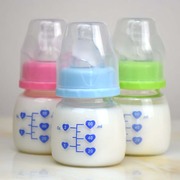 婴儿果汁小奶瓶60ml新生儿，标准口径玻璃，奶瓶防胀气宝宝喂药喝水