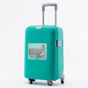 PP拉杆箱万向轮 密码行李箱 18寸登机箱彩色旅行箱