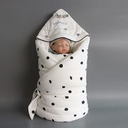 婴姿婴儿包被秋冬纯棉加厚新生，婴儿用品初生宝宝襁褓抱被两用外出