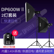 神牛DP600W二代闪光灯摄影灯摄影棚2灯套装 家私摄影器材影棚设备