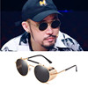 中国新说唱(新说唱)嘻哈，hotdog热狗明星，同款太阳镜防辐射墨镜复古圆形眼镜
