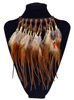 欧美时尚流苏羽毛项链波西米亚民族风个性夸张毛衣链配件原始表演