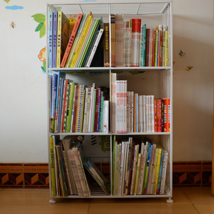 铁艺儿童绘本书架拼图杂志，柜学多层玩具收纳置物架