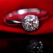 梦克拉pt950铂金钻石，戒指情韵铂金钻戒，女戒婚戒结婚订婚