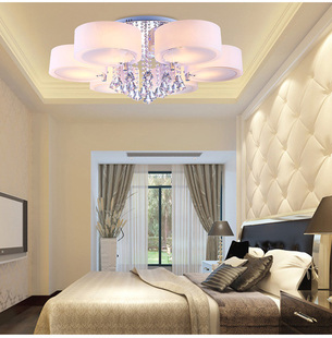 LED吸顶灯现代简约风格灯时尚个性客厅卧室书房餐厅高端水晶灯饰