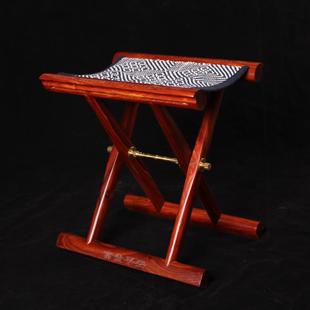 山东实木马扎红木工艺马扎折叠便携式马札小凳子换鞋椅 特色