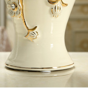 高档诺堡欧式陶瓷花瓶三件套摆件客厅插花花瓶家居饰品装饰结婚礼