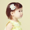 韩国进口婴儿童发夹纱蝴蝶结公主拍照配饰女宝宝BB包边结边夹对卡