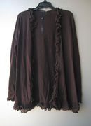 美国品牌 MNG舒适女装 纯棉 披肩长袖开衫毛衣 外套上衣针织衫
