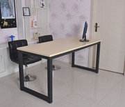 定制现代风格电脑桌多功能钢木书桌子办公写字台儿童课桌会议桌可