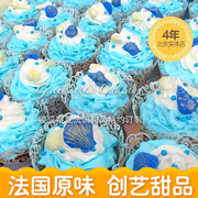 嘎豆喀豆cupcake杯子蛋糕下午茶蛋糕北京同城配送速递满8个配送