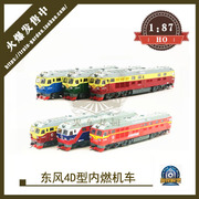 猩猩火车模型1/87中国铁路东风系列DF4D内燃机车HO比例仿真收藏品
