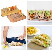 西餐厅餐具不锈钢墨西哥薄饼，架自助餐面包架，玉米卷饼架展示架