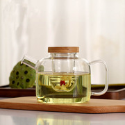 花茶壶小青柑专用大号，短嘴茶壶耐热玻璃，过滤泡茶壶茶具人形侧把
