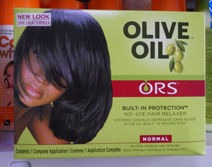organic root olive oil hair relaxer 美国橄榄柔顺剂直发膏