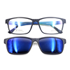 超轻钨钛近视眼镜框磁铁套镜眼镜架，带偏光夹片，近视太阳镜tj010