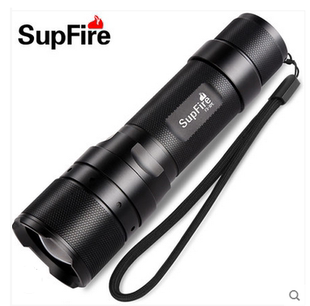 SupFire神火F3-L2变焦强光手电筒调焦充电迷你LED户外灯防身远射
