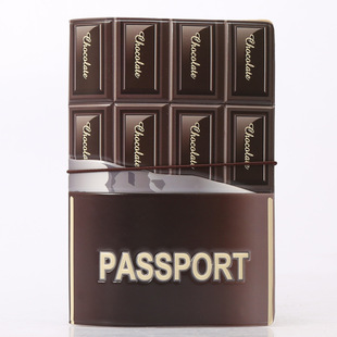 韩版巧克力护照夹旅行护照，收纳包香港(包香港)澳门过关团签旅行证件收纳袋