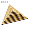 等边三角形椴木板手工小木片diy模型，制作装饰木板三边形木板