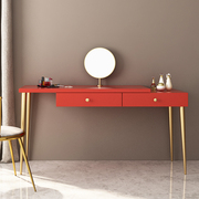 北欧铁艺梳妆台多功能个性，梳妆桌经济型，卧室现代简约实木化妆桌