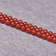 diy饰品配件材料天然红玛瑙，散珠水晶半成品串珠圆珠手链项链