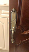 海诗蔓大门锁对开门锁，入户门锁门把手，执手锁木门锁现代简约欧式锁