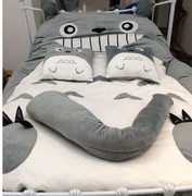 超大龙猫床垫双人榻榻米，沙发床可爱卡通睡袋，懒人床个性礼物