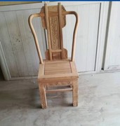 餐椅太师椅皇宫椅中式明清榆木仿古家具实木卷书围椅圈椅子